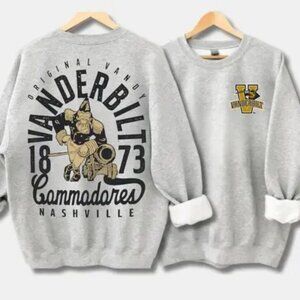 Vanderbilt university 1873 commodores nashville shirt sweatshirt kid adult size